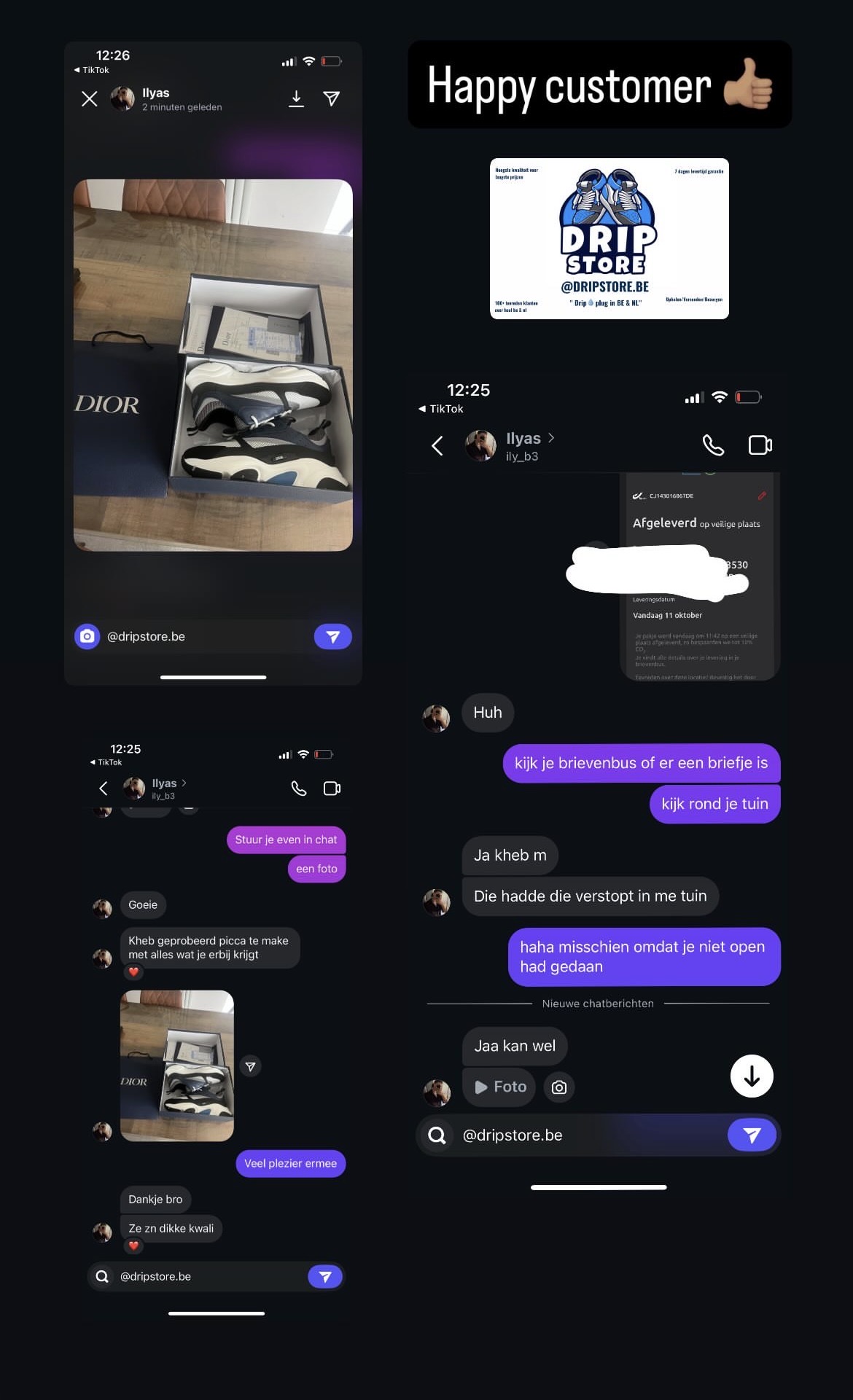 Dior — TikTok tevreden klant